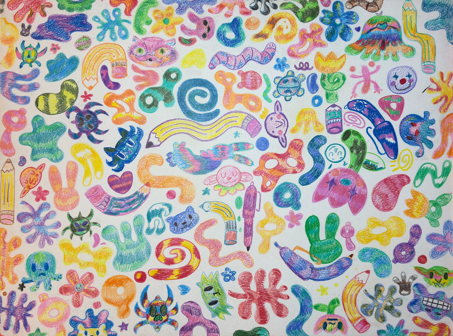 colored pencil party