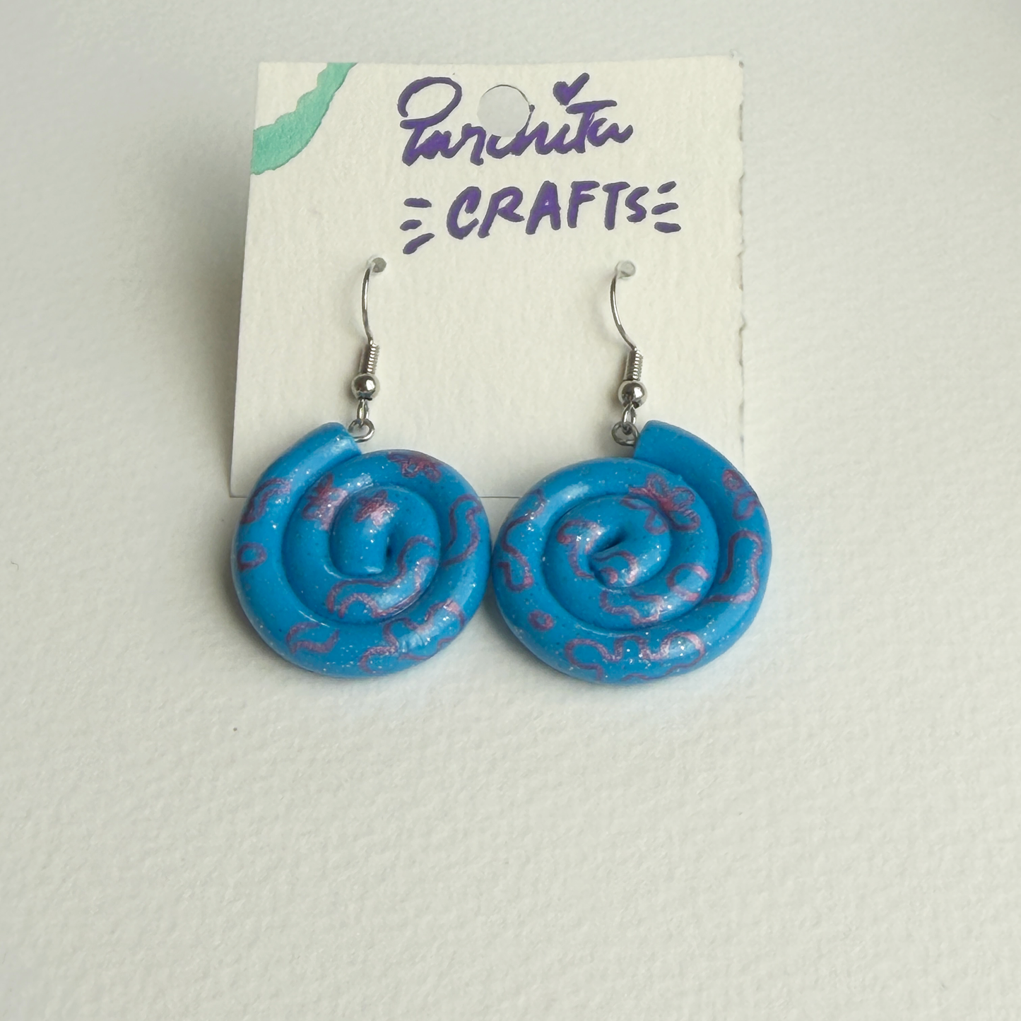 blue spirals