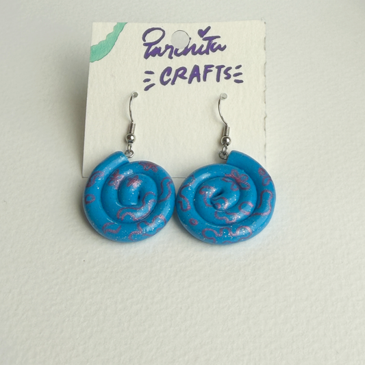 blue spirals