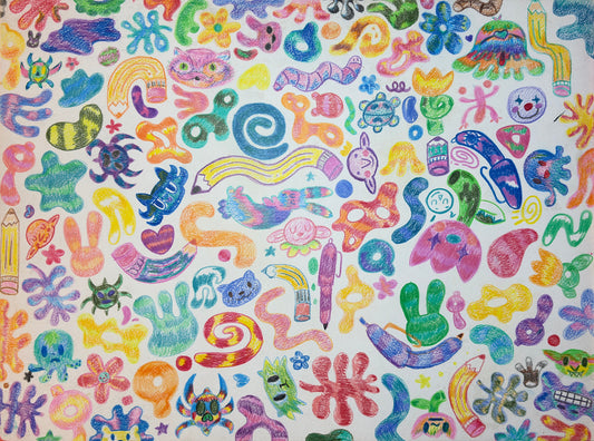 colored pencil party